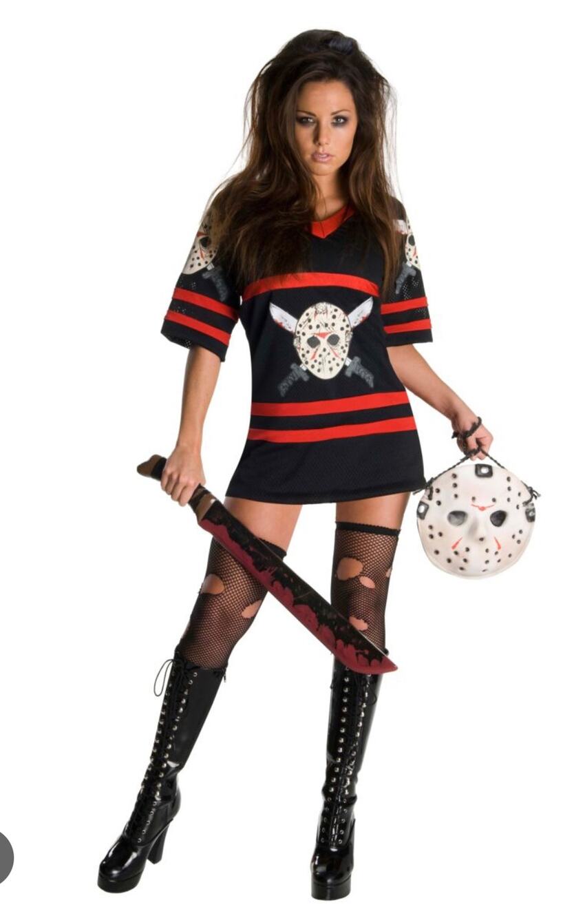 Ms Voorheess Friday the 13th Ladies Halloween Costume Mini Dress